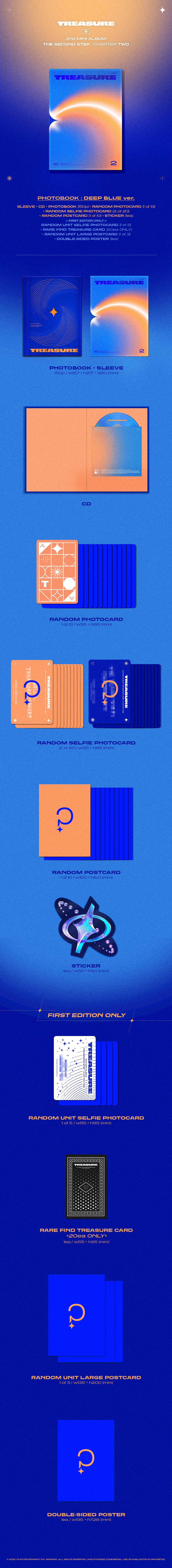 Special Event] [2CD SET] TREASURE - 2nd MINI ALBUM [THE SECOND